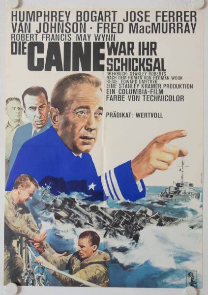 The Caine Mutiny re-release german movie poster